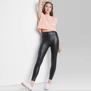 Brand NEW Wild Fable Leather Like Leggings Medium